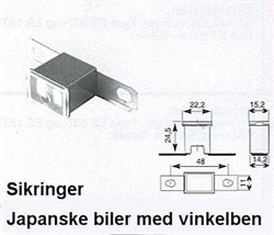 Sikringer Japanske HAN Vinkelben